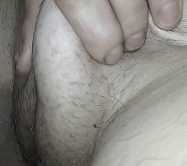 vagina de espessura e esperma fluir