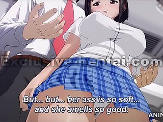 Thick Teen Gets Groped on Train the Fucked - Hentai