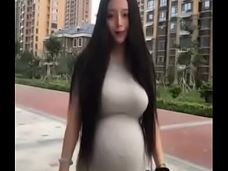 Most beautiful prego Chinese lady