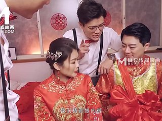 Modelmedia Asya-Lewd Düğün Sahnesi Liang Yun Fei-MD-0232 En İyi Orijinal Asya Porno Video