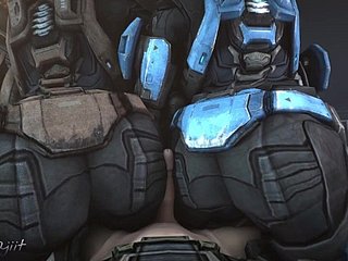Hardly ever Staring! (Halo: Reach Kat Anal SFM Animation)