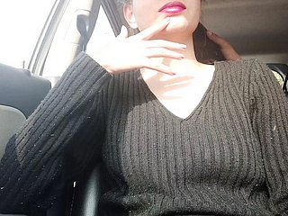 Doggystyle handjob be advisable for side in passenger car not at home – reckless sex, hornycouple149