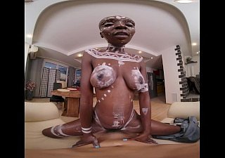 VRConk Sex-mad African Peer royalty Loves To Bonk White Guys VR Porn