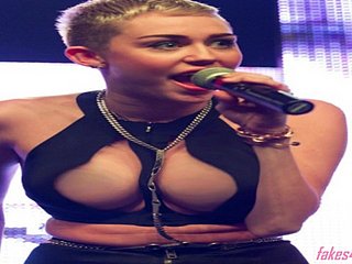 What supposing Miley Cyrus had Chunky Titties?
